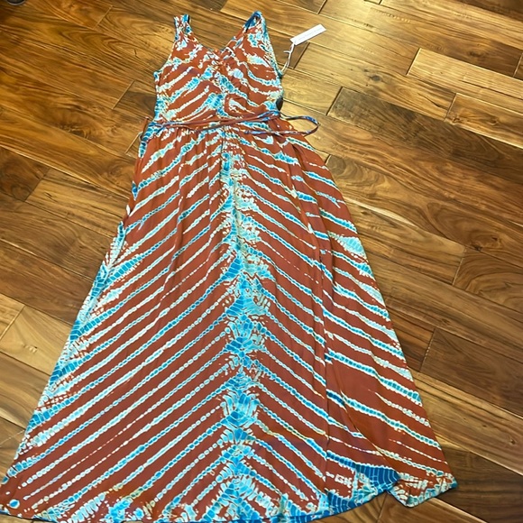 Young Fabulous & Broke Tie Dye Maxi Dress, sz Large, NWOT - Picture 3 of 8